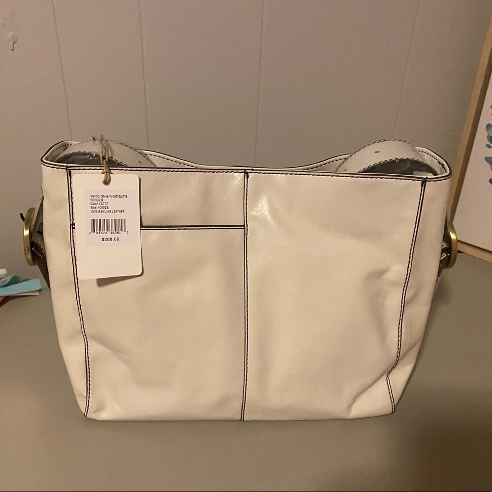 NWT HOBO Brand Bag-Style-Render in Latte
